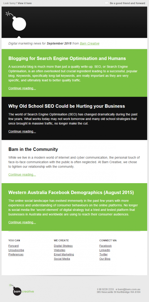 Email marketing